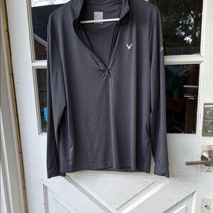 Callaway Gray Quarter-Zip Pullover